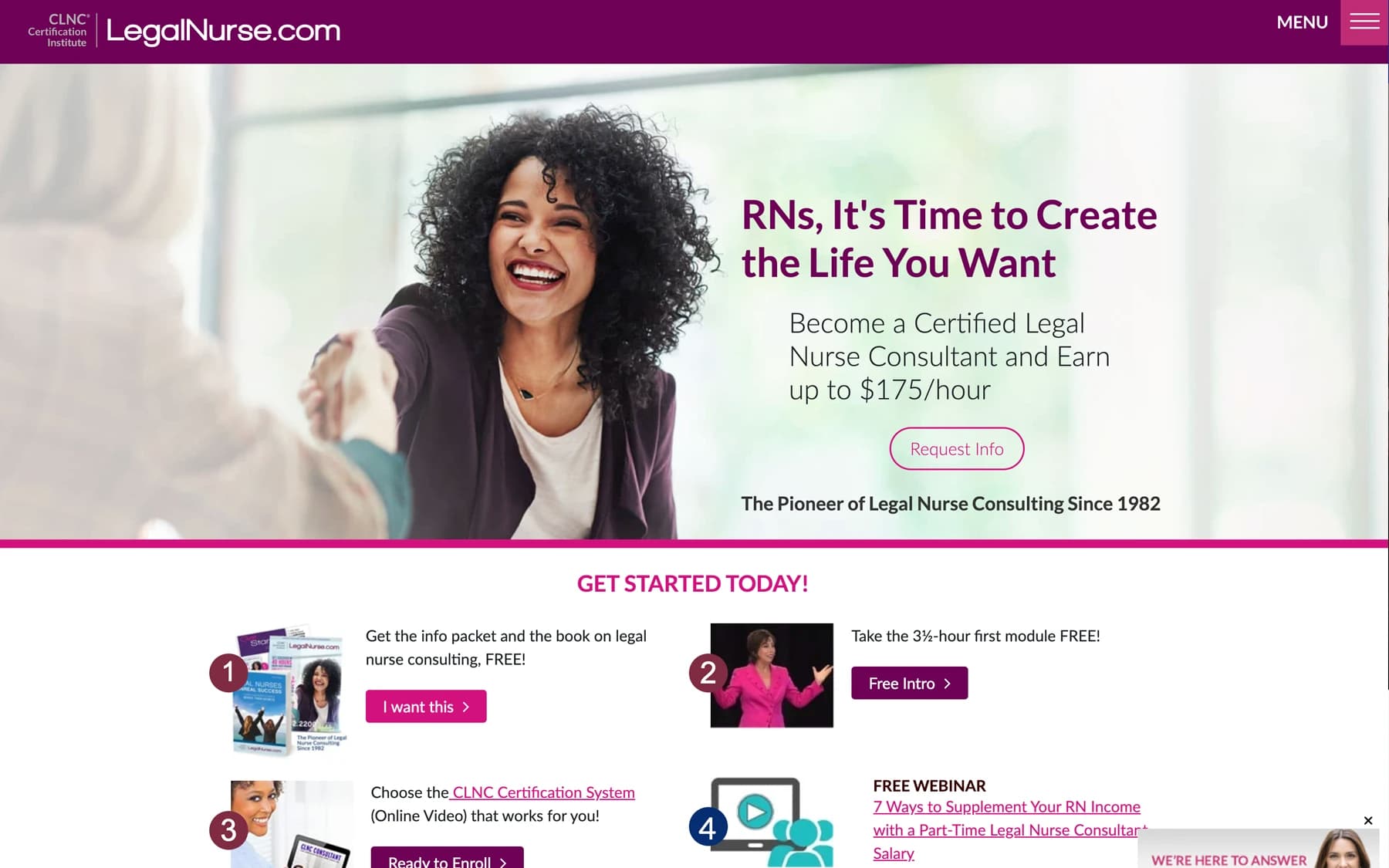 LegalNurse.com — project screenshot